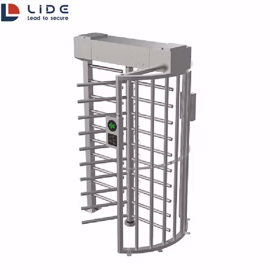 Système de porte tournante à tourniquets automatiques de sécurité pleine hauteur de haute qualité
