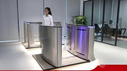 Fabricant chinois de haute qualité, dispositif de reconnaissance faciale, barrière à rabat intégrée, tourniquet