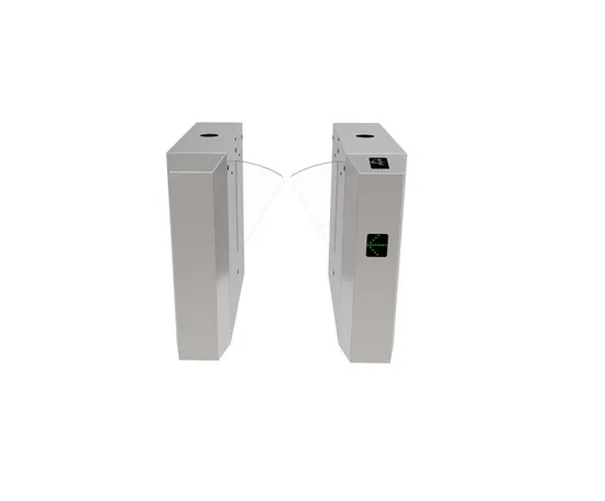 Barrière de contrôle d'accès à mi-hauteur 24 V avec lecteur RFID bidirectionnel